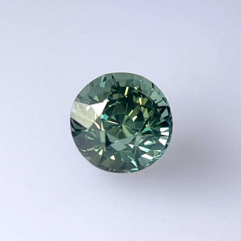 Szafir szlif okrągły, 2.26 ct, TEAL, GIA 6512678195 Szafir szlif okrągły, 2.26 ct, TEAL, GIA 6512678195