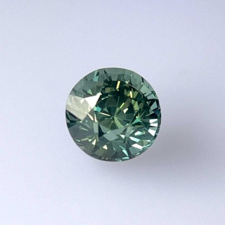 Szafir szlif okrągły, 2.26 ct, TEAL, GIA 6512678195