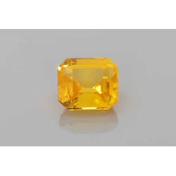 Szafir Asscher, 3.01 ct, YELLOW, GIA 5516677669