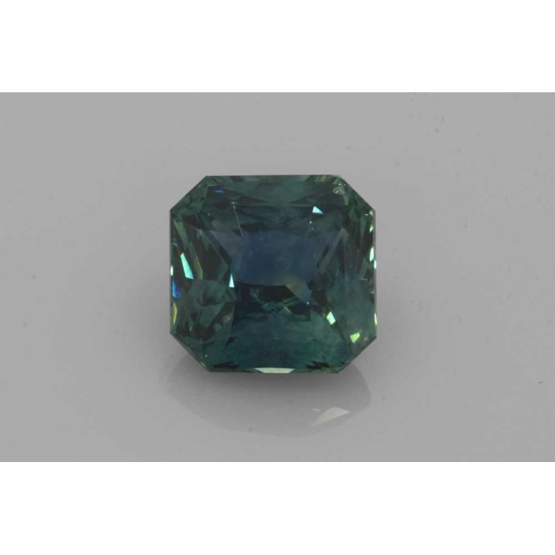 Szafir Asscher, 3.14 ct, TEAL, GIA 2225358433 Szafir Asscher, 3.14 ct, TEAL, GIA 2225358433