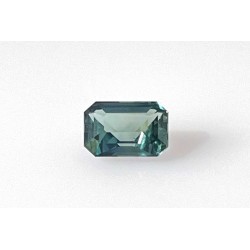 Szafir szlif szmaragdowy, 2.06 ct, TEAL, GIA 7522695254