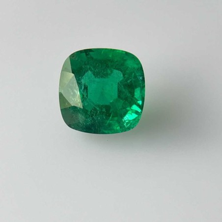 Szmaragd szlif poduszkowy, 3.48 ct, GREEN, GIA 7528980581