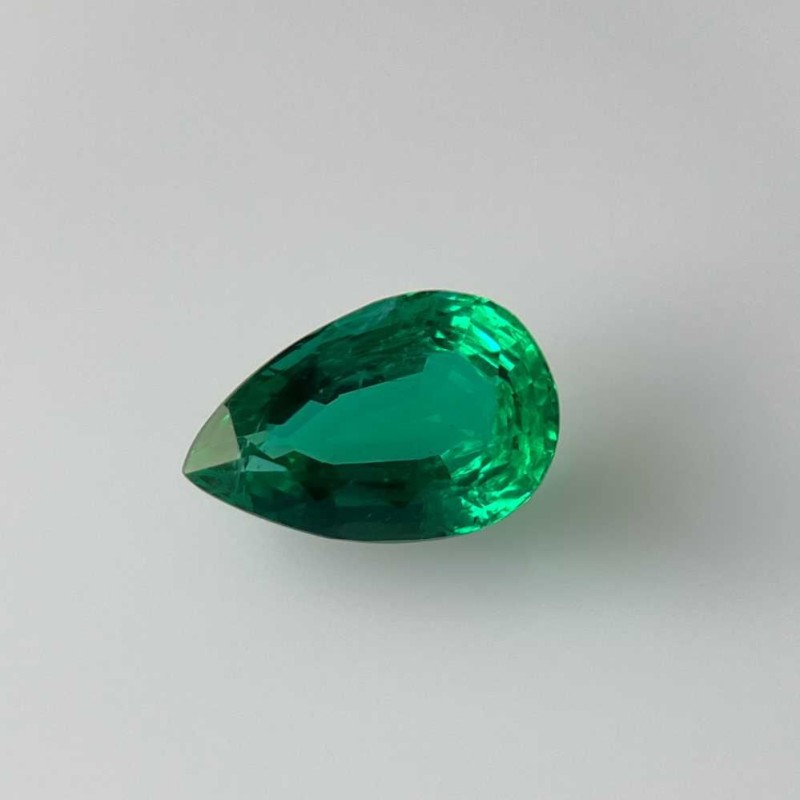 Szmaragd szlif gruszkowy, 3.62 ct, GREEN, GIA 1525980978