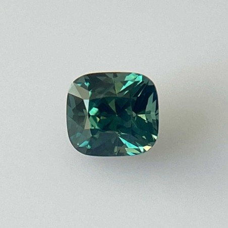 Szafir szlif poduszkowy, 2.05 ct, TEAL, GIA 6535465576