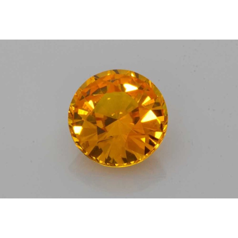 Szafir szlif okrągły, 4.07 ct, ORANGE, GIA 2223287453 Szafir szlif okrągły, 4.07 ct, ORANGE, GIA 2223287453