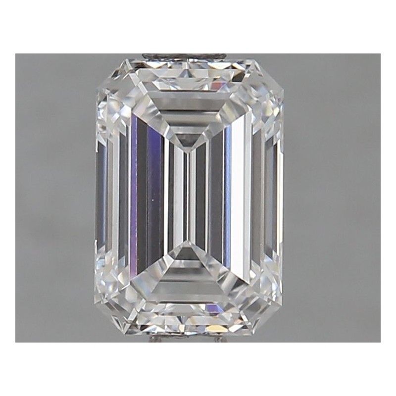 Diament laboratoryjny bezbarwny szlif szmaragdowy, 1.01ct, VVS2, D, IGI LG633464991