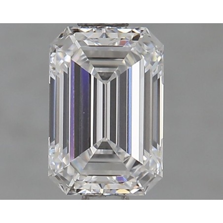 Diament laboratoryjny bezbarwny szlif szmaragdowy, 1.01ct, VVS2, D, IGI LG633464991