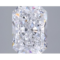Diament laboratoryjny bezbarwny radiant, 2.55ct, VVS2, D, GIA 6532647567