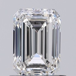 Diament laboratoryjny bezbarwny szlif szmaragdowy, 1.09ct, VVS2, E, IGI LG696509212