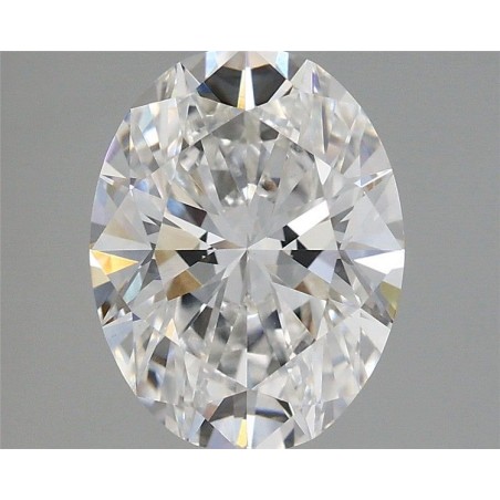 Diament laboratoryjny bezbarwny szlif owalny, 2.69ct, VVS2, F, IGI LG691536201