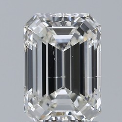 Diament szlif szmaragdowy, 1.5ct, SI2, I, GIA 6432383943