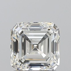 Diament szlif szmaragdowy kwadratowy, 1.5ct, VVS2, H, GIA 5513298797