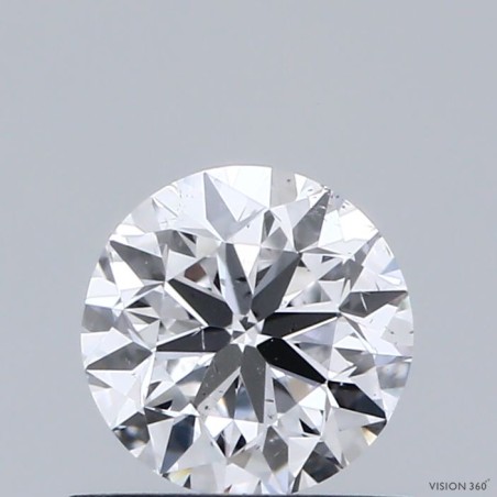 Diament szlif okrągły, 0.7ct, SI1, D, GIA 7531056166