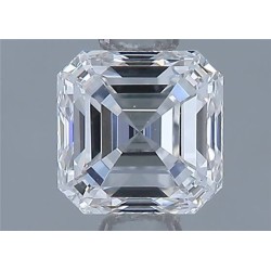 Diament Asscher, 0.6ct, VVS2, E, GIA 7243910818