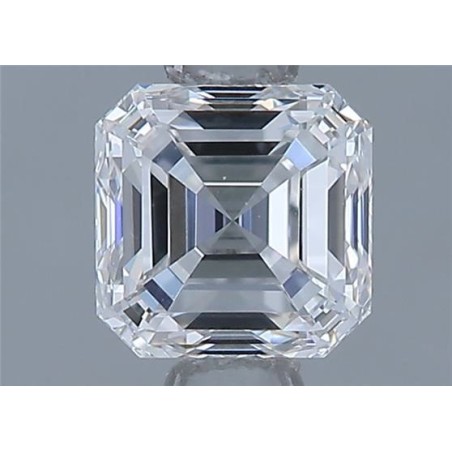 Diament Asscher, 0.6ct, VVS2, E, GIA 7243910818