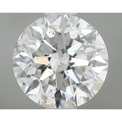 Diament szlif okrągły, 0.74ct, SI2, D, HRD 250000232944