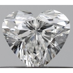 Diament serce, 0.35ct, VVS2, F, GIA 6522092798