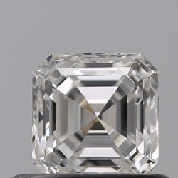 Diament szlif szmaragdowy kwadratowy, 0.56ct, VVS1, G, GIA 6501401449
