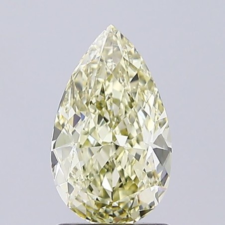Diament laboratoryjny o barwie fantazyjnej szlif gruszkowy, 1.63ct, VVS2, Fancy Light Yellow, IGI LG720583169