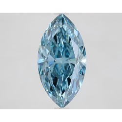 Diament laboratoryjny o barwie fantazyjnej markiza, 2.59ct, VVS2, Fancy Vivid Blue, IGI LG737503684