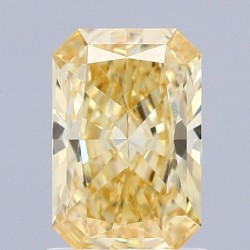 Diament laboratoryjny o barwie fantazyjnej radiant, 1.31ct, VVS2, Fancy Intense Yellow, IGI LG713595460