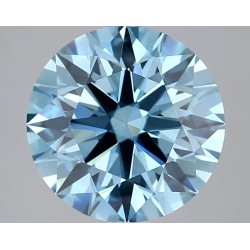 Diament laboratoryjny o barwie fantazyjnej szlif okrągły, 2.53ct, VVS2, Fancy Vivid Blue, IGI LG706519020