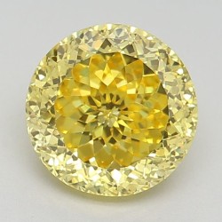 Diament laboratoryjny o barwie fantazyjnej szlif okrągły, 1.05ct, VVS2, Fancy Intense Yellow, IGI LG618463413