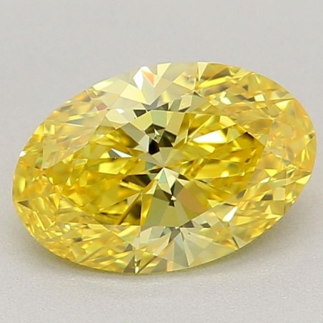 Diament laboratoryjny o barwie fantazyjnej szlif owalny, 0.85ct, VVS2, Fancy Vivid Yellow, IGI LG619433734