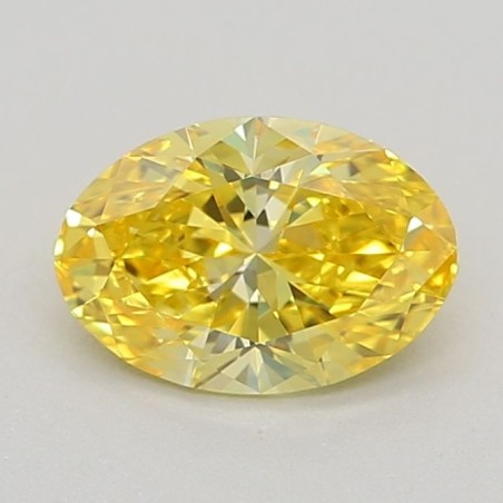 Diament laboratoryjny o barwie fantazyjnej szlif owalny, 0.54ct, VVS1, Fancy Vivid Yellow, IGI LG640484343