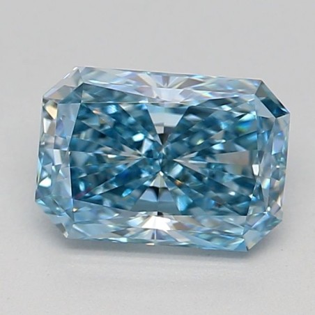 Diament laboratoryjny o barwie fantazyjnej radiant, 0.7ct, VVS2, Fancy Vivid Blue, IGI LG581313529