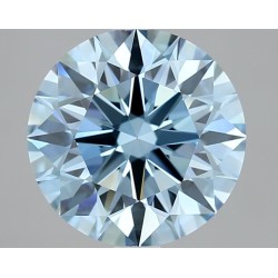 Diament laboratoryjny o barwie fantazyjnej szlif okrągły, 2.54ct, VVS1, Fancy Vivid Blue, IGI LG706547719
