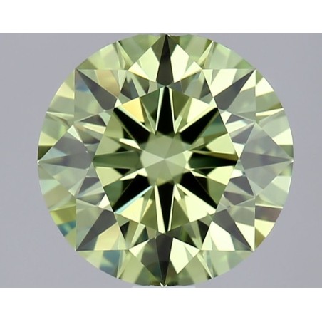 Diament laboratoryjny o barwie fantazyjnej szlif okrągły, 1.53ct, VVS2, Fancy Vivid Green, IGI LG702510569