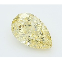 Diament laboratoryjny o barwie fantazyjnej szlif gruszkowy, 1.02ct, VVS2, Fancy Intense Yellow, IGI LG729526581