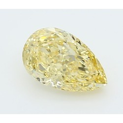 Diament laboratoryjny o barwie fantazyjnej szlif gruszkowy, 1.04ct, VVS2, Fancy Intense Yellow, IGI LG729526574