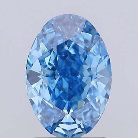 Diament laboratoryjny o barwie fantazyjnej szlif owalny, 1.68ct, VVS2, Fancy Vivid Blue, IGI LG733559395