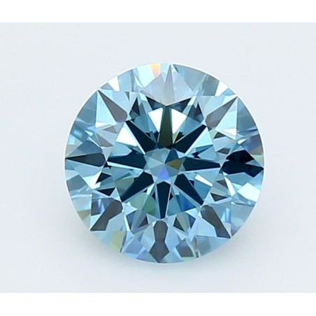 Diament laboratoryjny o barwie fantazyjnej szlif okrągły, 1.51ct, VVS2, Fancy Vivid Blue, IGI LG729503118