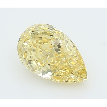 Diament laboratoryjny o barwie fantazyjnej szlif gruszkowy, 1ct, VVS2, Fancy Intense Yellow, IGI LG729526575