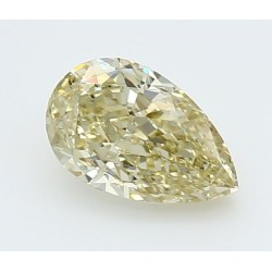 Diament laboratoryjny o barwie fantazyjnej szlif gruszkowy, 1.01ct, VVS2, Fancy Light Yellow, IGI LG729526587