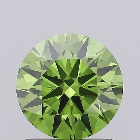 Diament laboratoryjny o barwie fantazyjnej szlif okrągły, 1.04ct, IF, Fancy Vivid Green, IGI LG684506599