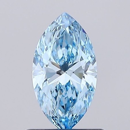 Diament laboratoryjny o barwie fantazyjnej markiza, 0.72ct, VVS1, Fancy Vivid Blue, IGI LG684506588