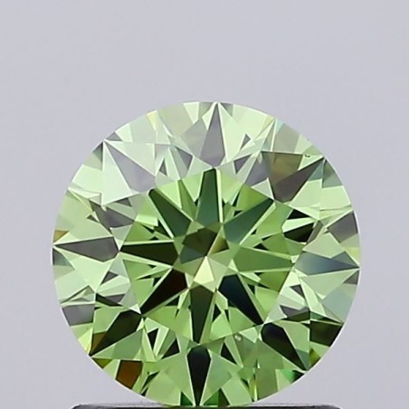 Diament laboratoryjny o barwie fantazyjnej szlif okrągły, 1.07ct, VVS1, Fancy Vivid Green, IGI LG684506630