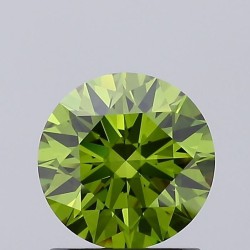Diament laboratoryjny o barwie fantazyjnej szlif okrągły, 1.02ct, VVS1, Fancy Vivid Green, IGI LG684506614