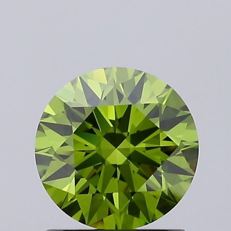 Diament laboratoryjny o barwie fantazyjnej szlif okrągły, 1.02ct, VVS1, Fancy Vivid Green, IGI LG684506614