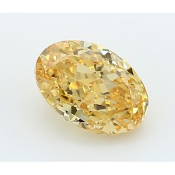 Diament laboratoryjny o barwie fantazyjnej szlif owalny, 1.55ct, VVS2, Fancy Vivid Yellow, IGI LG731540641