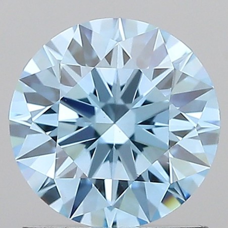Diament laboratoryjny o barwie fantazyjnej szlif okrągły, 1.08ct, VVS2, Fancy Vivid Blue, IGI LG713554263