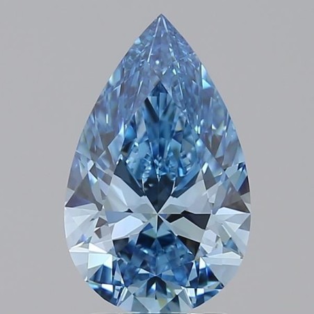 Diament laboratoryjny o barwie fantazyjnej szlif gruszkowy, 2.02ct, VVS2, Fancy Vivid Blue, IGI LG717518177