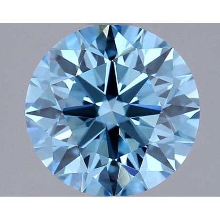 Diament laboratoryjny o barwie fantazyjnej szlif okrągły, 1.49ct, VVS1, Fancy Vivid Blue, IGI LG735591561