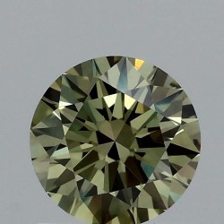 Diament laboratoryjny o barwie fantazyjnej szlif okrągły, 0.96ct, VVS2, Fancy Vivid Green, IGI LG711502583