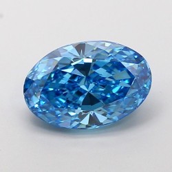 Diament laboratoryjny o barwie fantazyjnej szlif owalny, 2.03ct, VVS2, Fancy Vivid Blue, IGI LG720594290