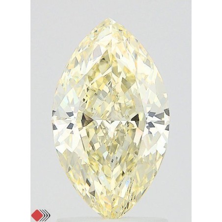 Diament laboratoryjny o barwie fantazyjnej markiza, 2.06ct, VVS2, Fancy Yellow, IGI LG713537811